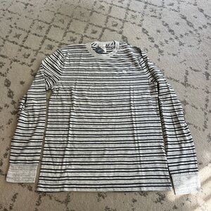 Abercrombie & Fitch Gray Striped Men's Shirt